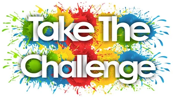 Take the challenge poster