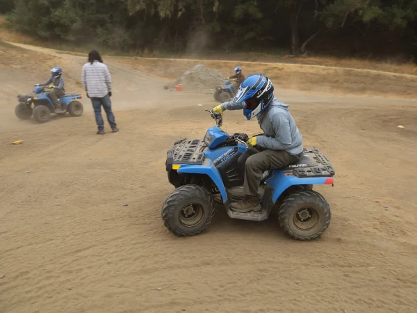 ATVs in action