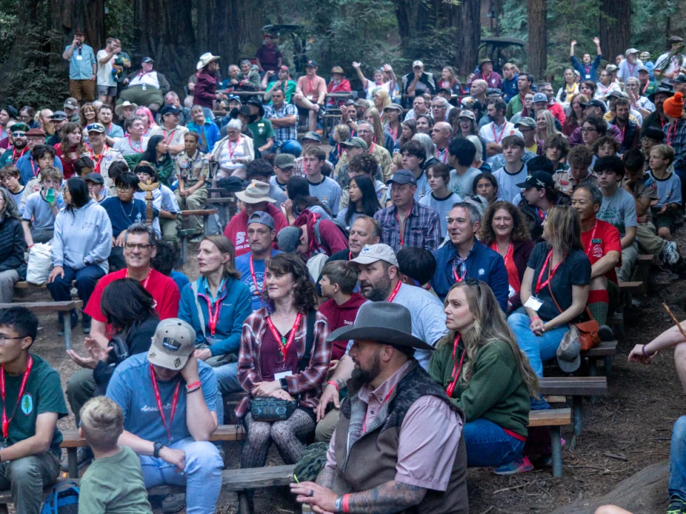 audience at 100th celebration