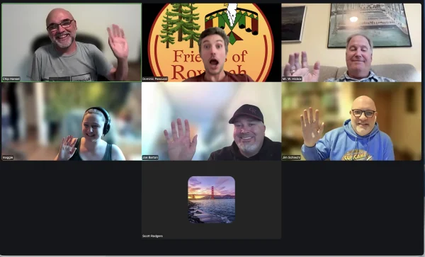 Members of Launch committee during zoom