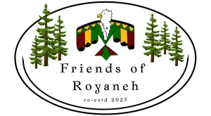 oval logo of Friends of Royaneh