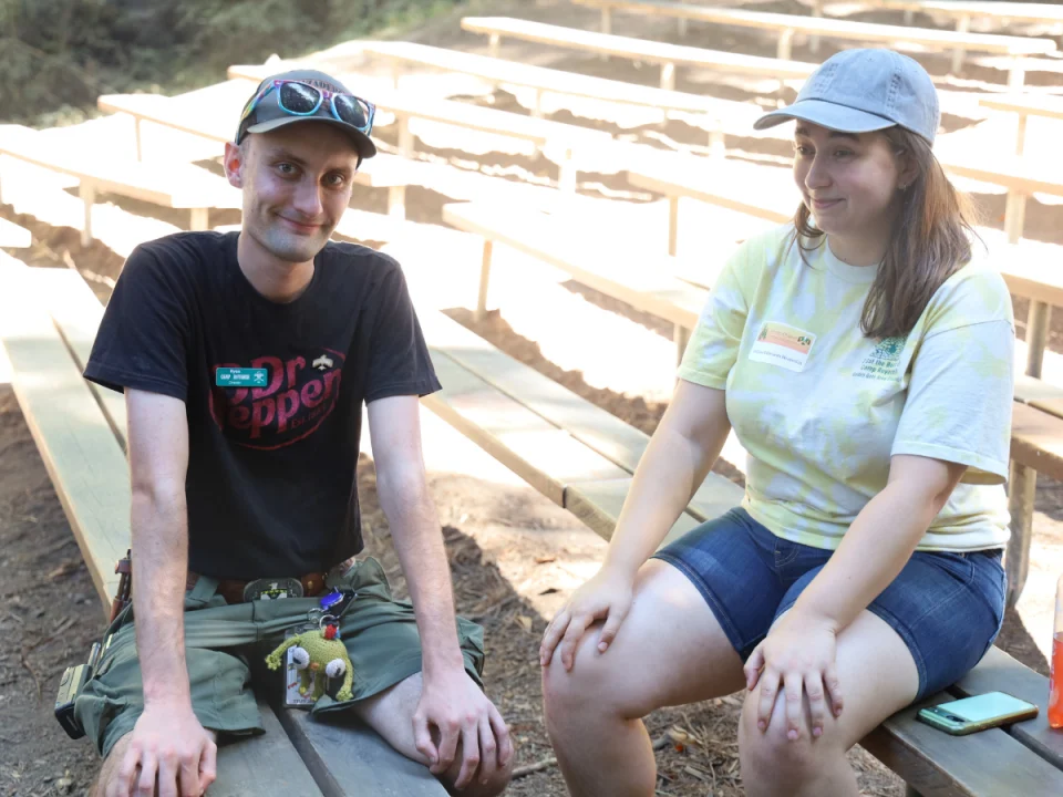 Current staff catching up with former staff