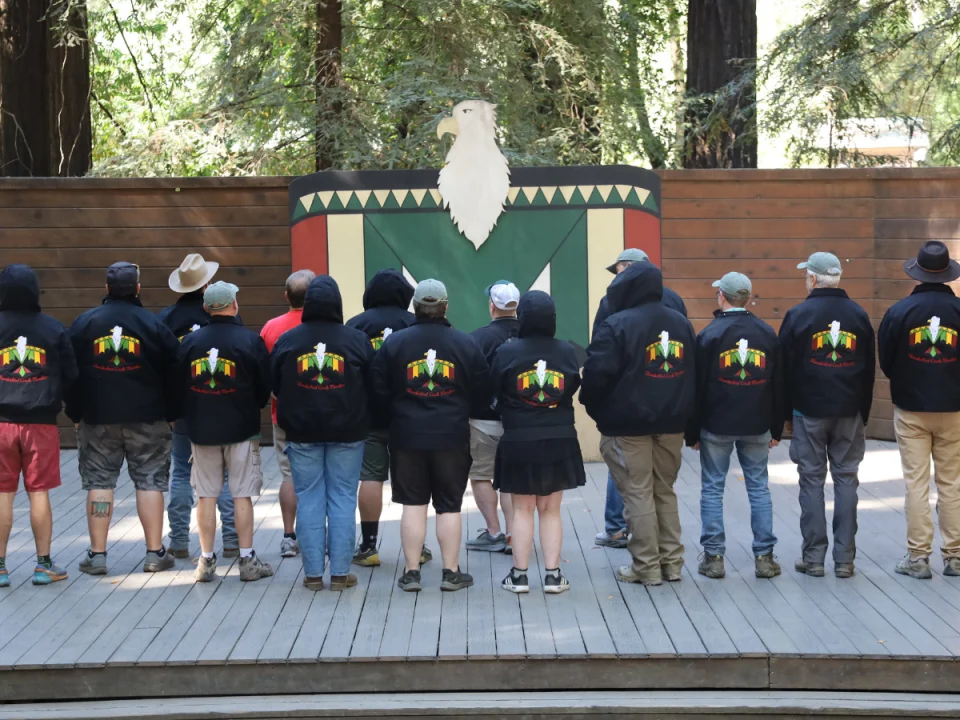 TC members showing off the back of their jackets!